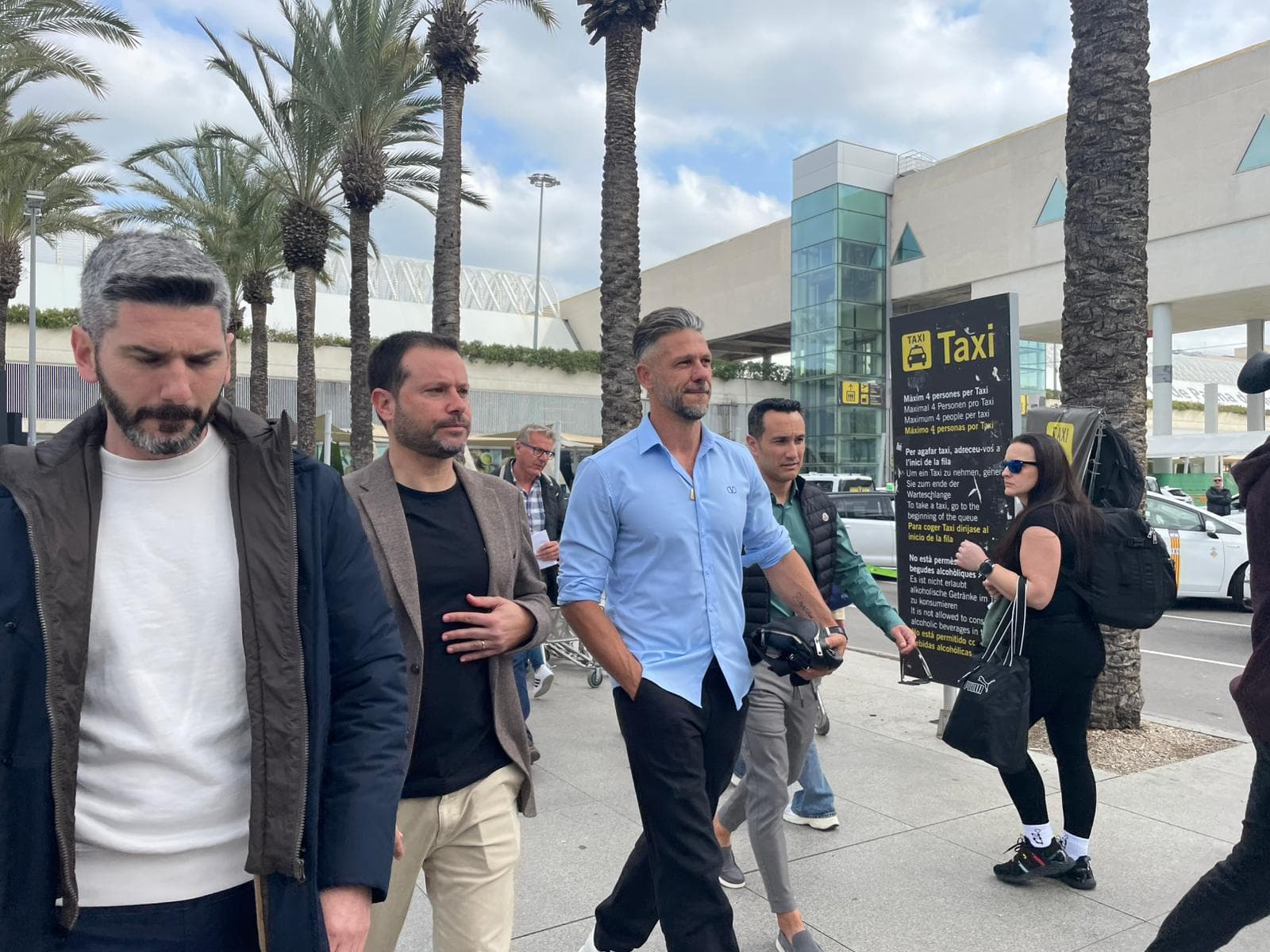 Demichelis ya está en Mallorca: “estoy muy ilusionado de volver a España”
