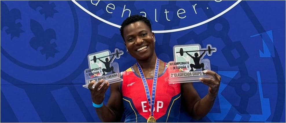 La mallorquina Shella Badaseraye se corona campeona de España Máster de Halterofilia
