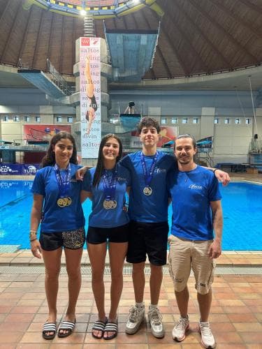 El Club Saltos Mallorca brilla en la Copa de España de Grupos de Edad con siete medallas