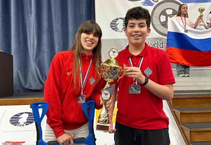 Pau Marín y Cristina Sureda llevan al ajedrez balear al podio mundial sub-18