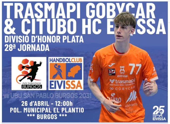 Examen de máxima exigencia para el HC Eivissa en Burgos en plena pelea por el playoff