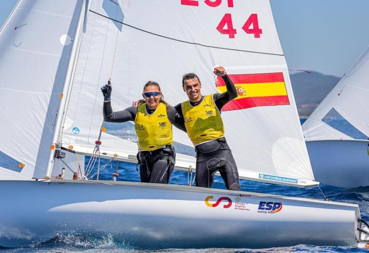 Oro de Xammar y Cardona en Hyères para liderar el éxito español en la Semana Olímpica Francesa