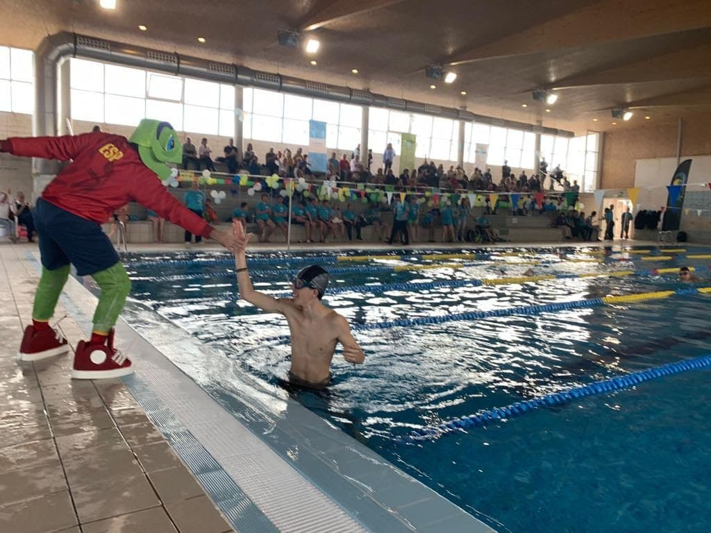 Firma del convenio entre Fundación Special Olympics España y Club Esportiu Blau para impulsar el deporte adaptado en Baleares