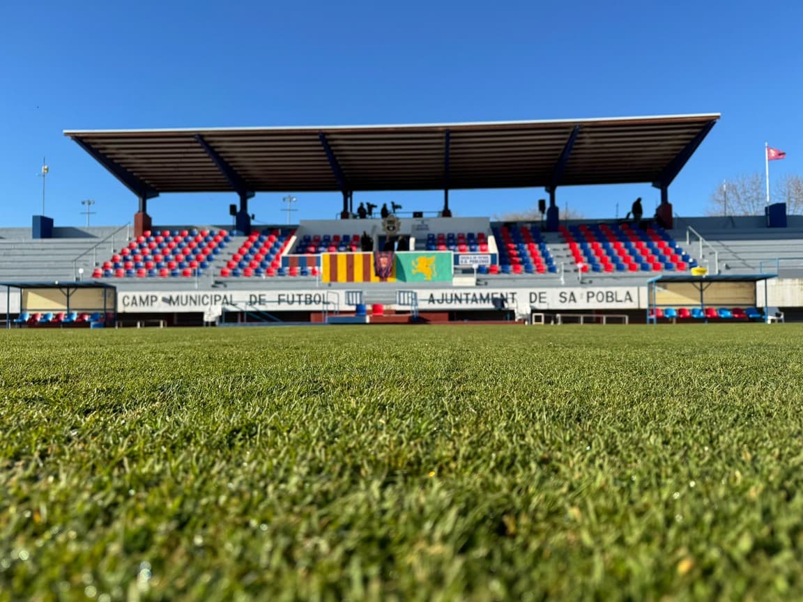 Sa Pobla se prepara para una cita histórica: se espera una gran afluencia para empujar al Poblense ante el Numancia
