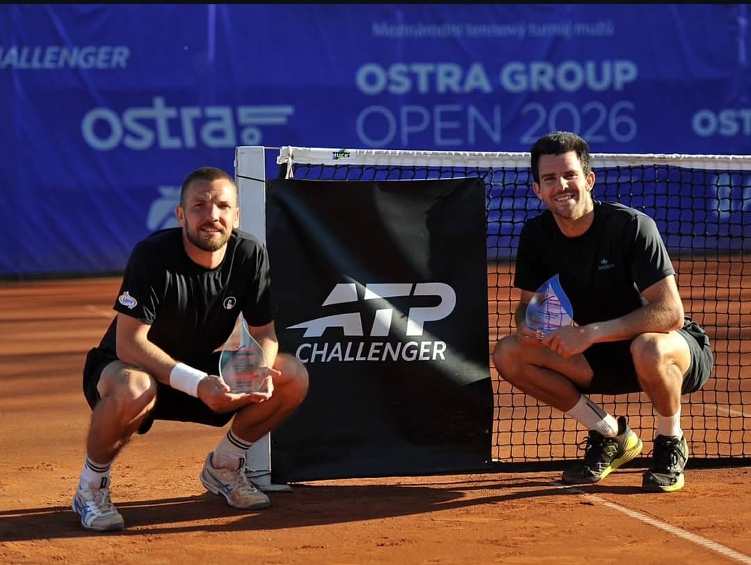 Sergio Martos se proclama campeón de dobles en el ATP CHallenger en Ostrava y Túnez