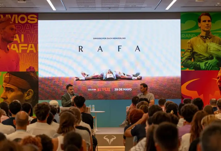 La Rafa Nadal Academy abre las puertas a la premiere de 'Rafa'