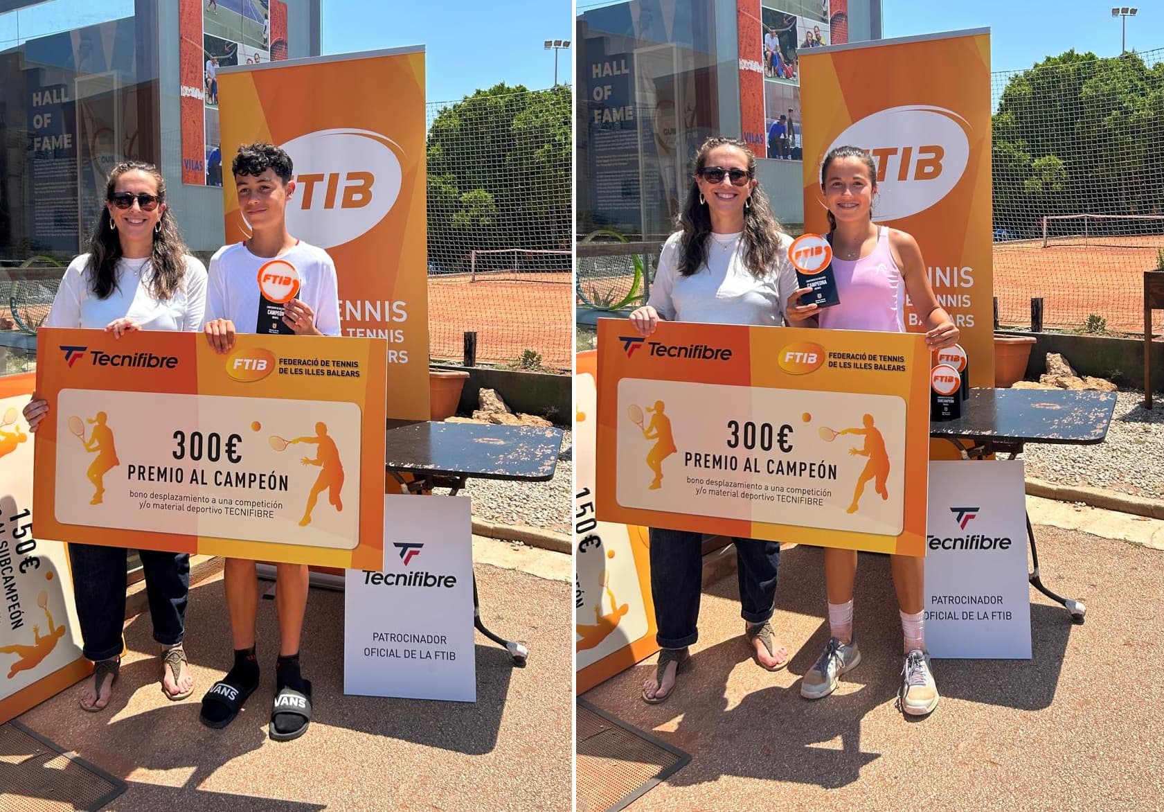 Caterina López y Marc Marco, campeones de Baleares de la categoría Infantil