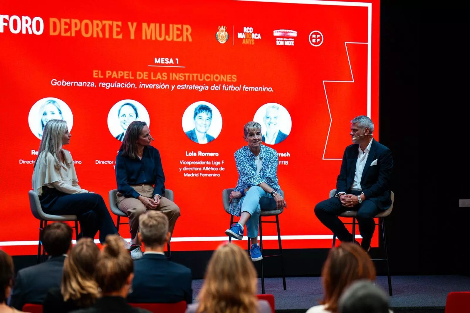 El Estadi Mallorca Son Moix acoge el I Foro deporte y mujer