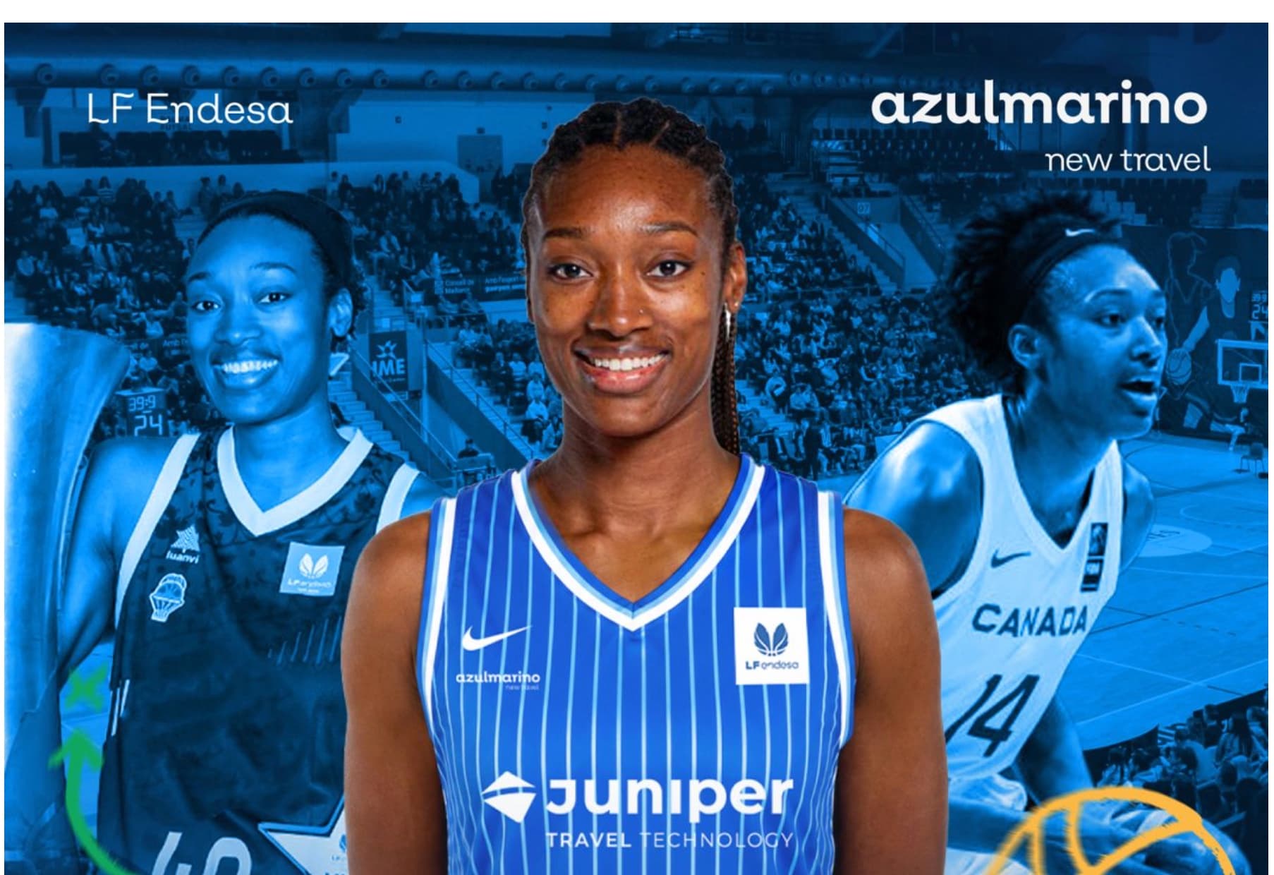 Kayla Alexander y Klara Holm, primeros refuerzos del Azulmarino para la Liga Endesa