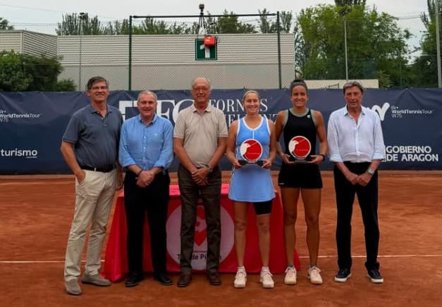 Yvonne Cavallé se proclama campeona de dobles en el W75 de Zaragoza