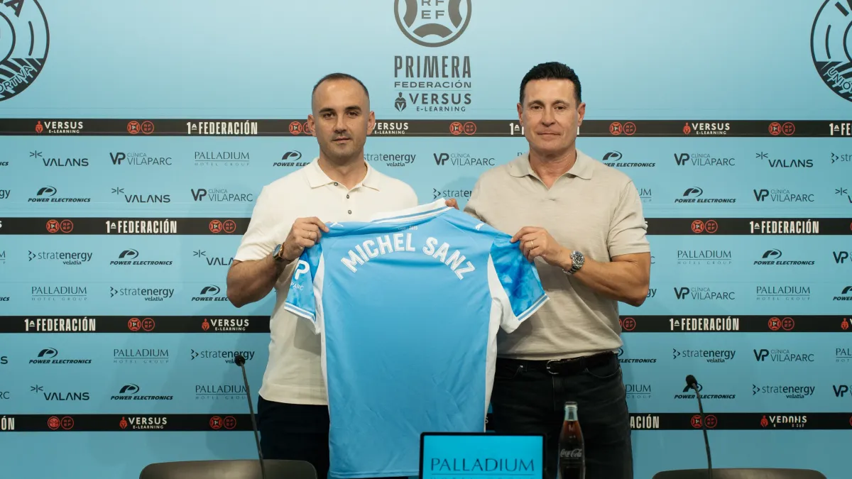 Míchel Sanz: “Vamos a construir un equipo preparado para ascender a Segunda División”