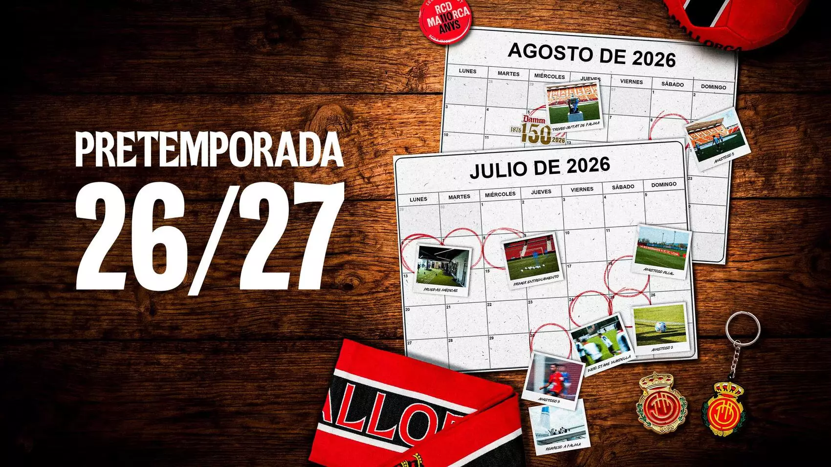 Así será la hoja de ruta para la pretemporada del RCD Mallorca