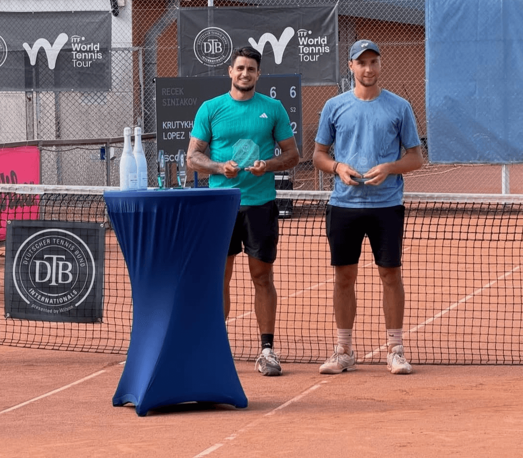 IMANOL LÓPEZ FINALISTA DE DOBLES EN EL M25 DE MARBURG