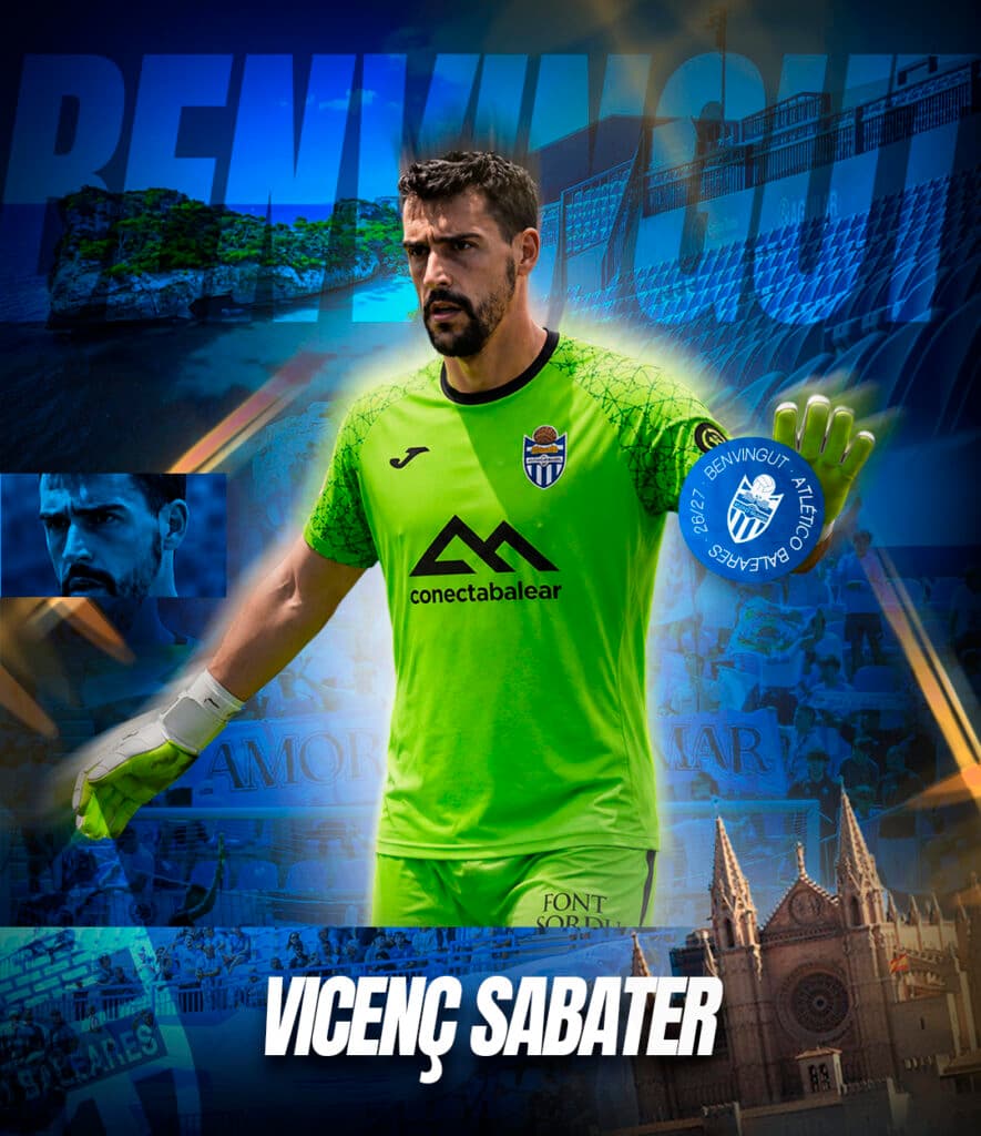 Vicenç Sabater , nuevo guardameta blanquiazul