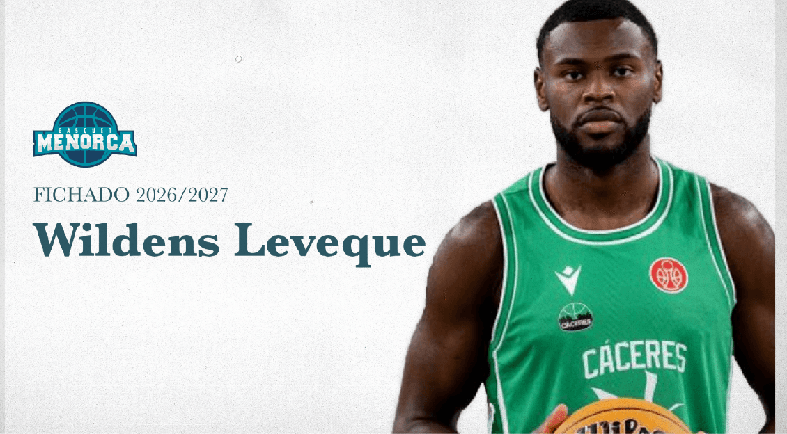El Hestia Menorca incorpora cedido al pívot Wildens Leveque, una de las sensaciones de Segunda FEB