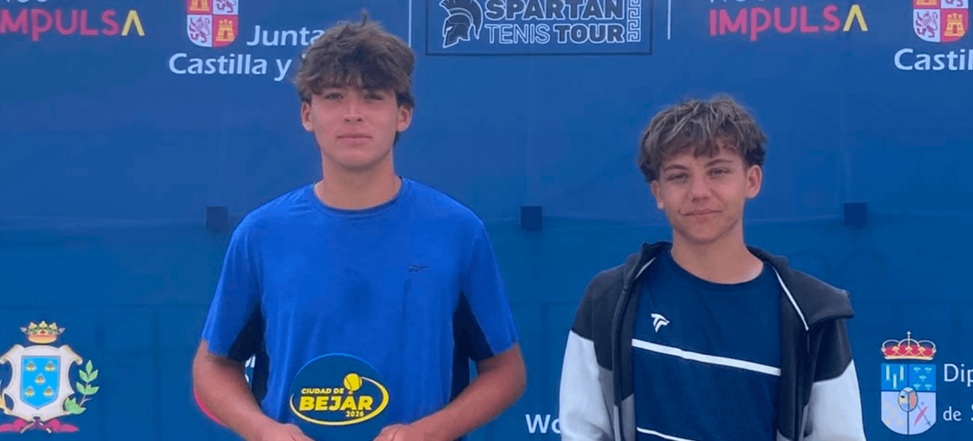 LUCA VIDAL Y JOAN ROSELLÓ, CAMPEONES DE DOBLES EN EL ITF J30 CIUDAD DE BÉJAR