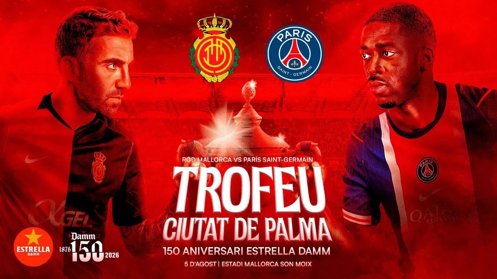 El Mallorca recibe al doble campeón de Europa en Son Moix