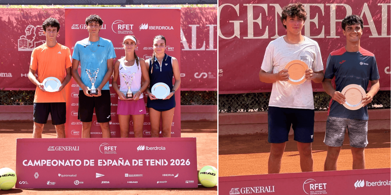 MIREIA SAGRISTÀ CAMPEONA INDIVIDUAL Y LUCA VIDAL SUBCAMPEÓN DE DOBLES EN EL CAMPEONATO DE ESPAÑA JUNIOR
