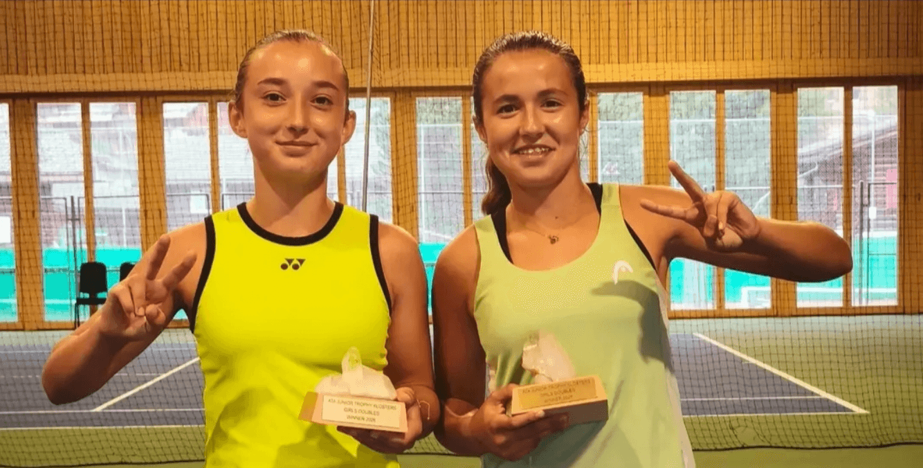 CATERINA LÓPEZ, CAMPEONA DE DOBLES EN EL TE U14 DE SUIZA