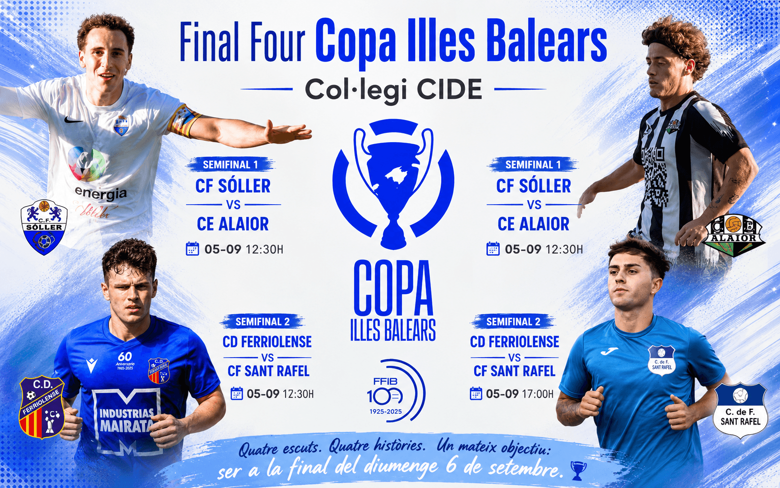 La Copa Illes Balears ya tiene sus semifinales: Sóller-Alaior y Ferriolense-Sant Rafel