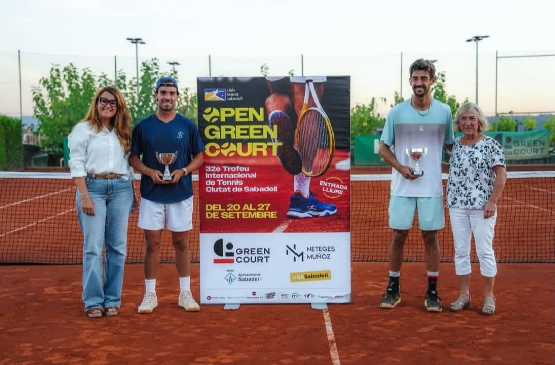 PEDRO VIVES CAMPEÓN DE DOBLES DEL ITF M25 DE SABADELL